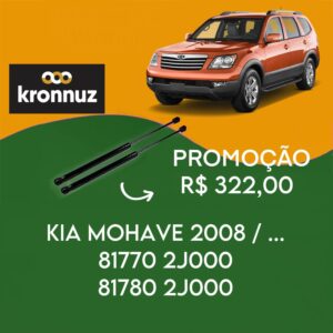 PAR AMORTECEDOR PORTA MALAS  KIA MOHAVE  2008/...