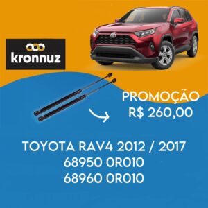 PAR AMORTECEDOR PORTA MALAS TOYOTA  RAV 4  2012/2017