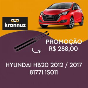 PAR AMORTECEDOR PORTA MALAS  HYUNDAI HB20