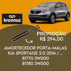 PAR AMORTECEDOR PORTA MALAS  KIA SPORTAGE 2.0  2014/...