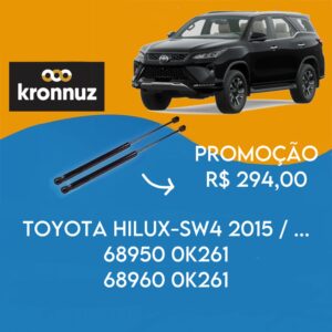 PAR AMORTECEDOR PORTA MALAS TOYOTA HILUZ SW4  2015/...