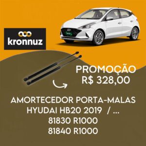 PAR AMORTECEDOR PORTA MALAS  HUNDAI HB20 2019/...