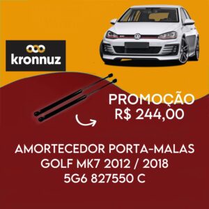 PAR AMORTECEDOR PORTA MALAS  GOLF  MK7  2012 / 2018